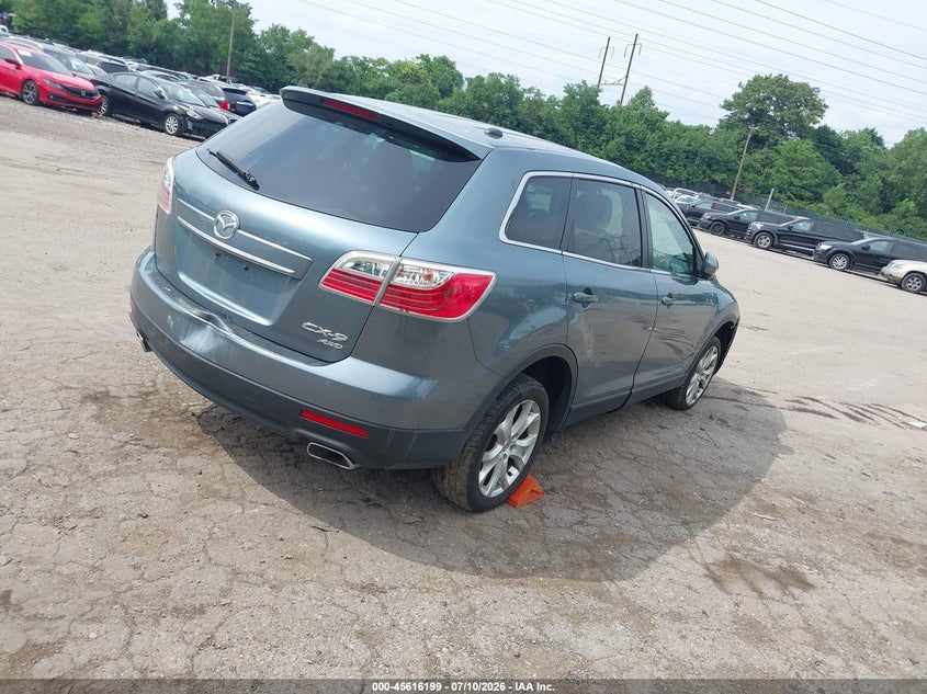 2012 Mazda Cx-9 VIN JM3TB3CV6C0357890 IAAI salvage auction — NORMAL WEAR, Salvage Title, sold $350 on 2026-07-24 (photo 4)