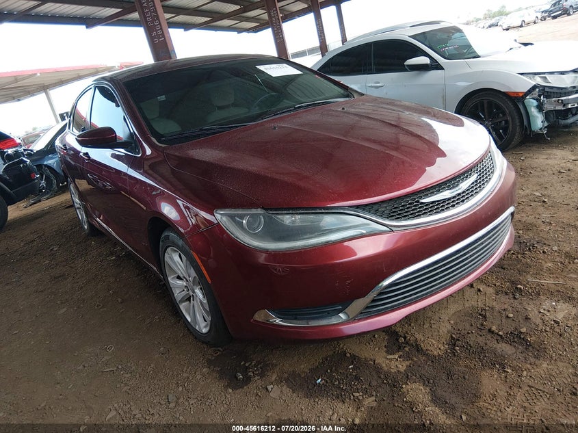 2016 Chrysler 200 VIN 1C3CCCAB9GN117759 IAAI salvage auction — LEFT SIDE, Salvage (Arizona), sold $600 on 2026-07-29 (photo 1)