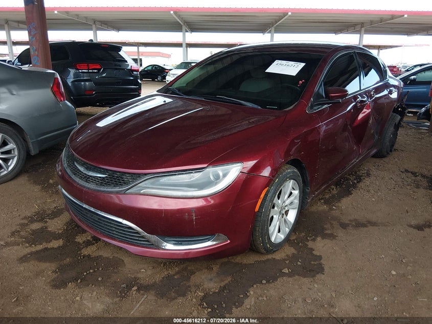 2016 Chrysler 200 VIN 1C3CCCAB9GN117759 IAAI salvage auction — LEFT SIDE, Salvage (Arizona), sold $600 on 2026-07-29 (photo 2)