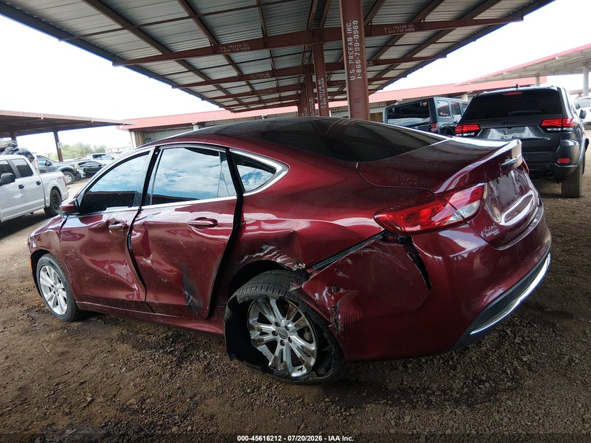 2016 Chrysler 200 VIN 1C3CCCAB9GN117759 IAAI salvage auction — LEFT SIDE, Salvage (Arizona), sold $600 on 2026-07-29 (photo 6)