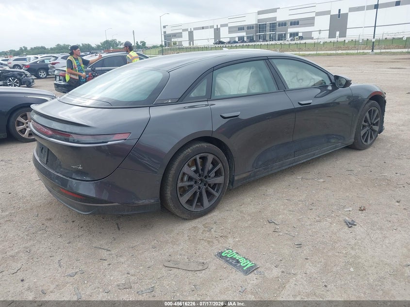 2025 Lucid Air VIN 50EA1PGAXSA006244 IAAI salvage auction — FRONT END, Wait Title, sold $14,250 on 2026-10-22 (photo 4)