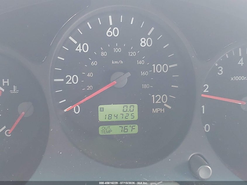 2003 Subaru Forester VIN JF1SG65693H701412 IAAI salvage auction — NORMAL WEAR, Clear (Georgia), sold $175 on 2026-07-28 (photo 7)