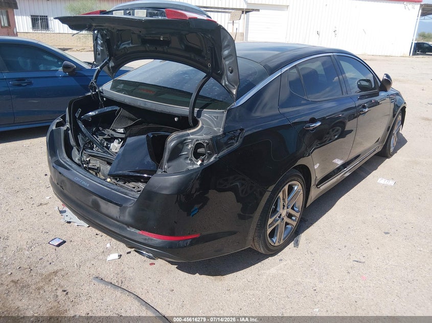 2013 Kia Optima VIN 5XXGR4A63DG221790 IAAI salvage auction — REAR END, Salvage Title, sold $1,350 on 2026-07-23 (photo 4)