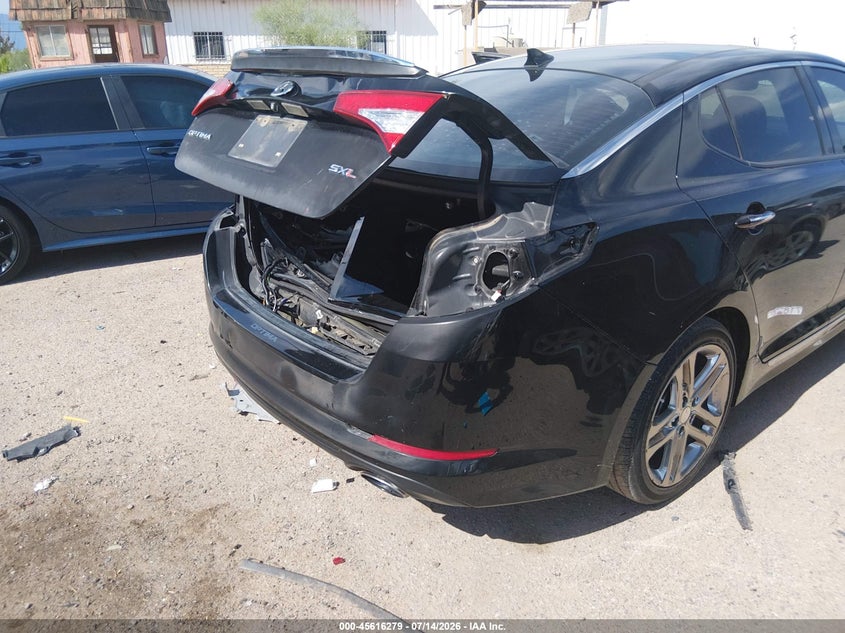 2013 Kia Optima VIN 5XXGR4A63DG221790 IAAI salvage auction — REAR END, Salvage Title, sold $1,350 on 2026-07-23 (photo 6)
