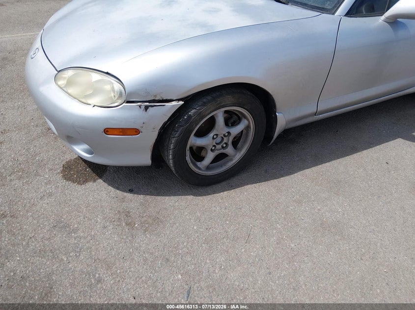 2003 Mazda Mx-5 miata VIN JM1NB353230311101 IAAI salvage auction — LEFT FRONT, Salvage (California), sold $25 on 2026-08-21 (photo 6)