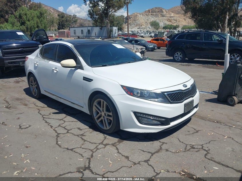 2013 Kia Optima VIN 5XXGR4A63DG112052 IAAI salvage auction — NORMAL WEAR, Clear - Dealer Only (California), sold $700 on 2026-07-17 (photo 1)