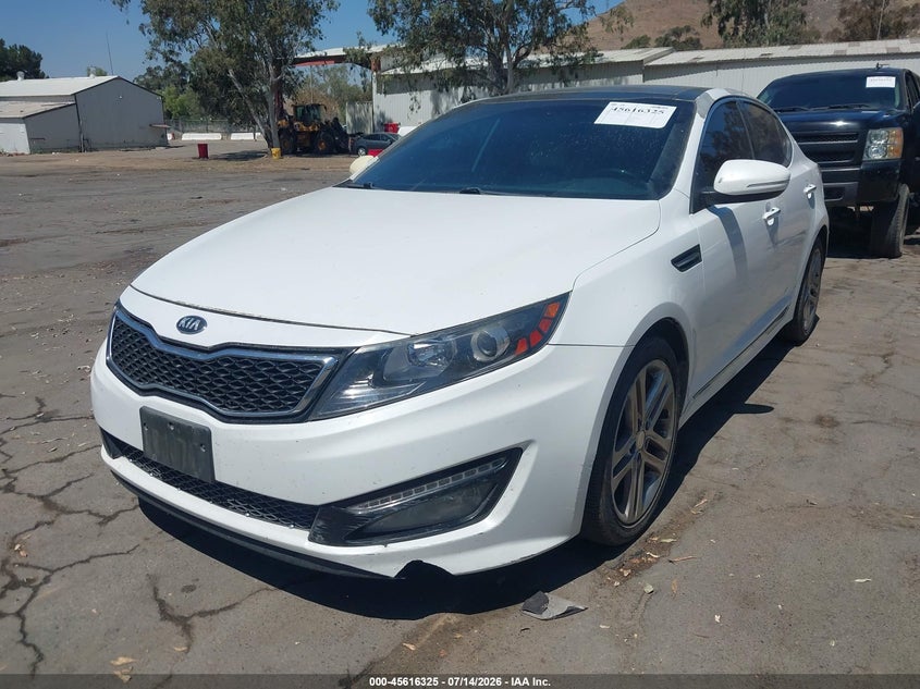 2013 Kia Optima VIN 5XXGR4A63DG112052 IAAI salvage auction — NORMAL WEAR, Clear - Dealer Only (California), sold $700 on 2026-07-17 (photo 2)