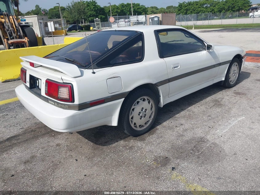 1987 Toyota Supra VIN JT2MA71L2H0048751 IAAI salvage auction — NORMAL WEAR, Clear (Florida), sold $5,100 on 2026-07-16 (photo 4)