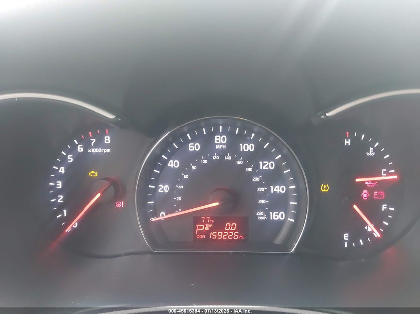 2014 Kia Sorento VIN 5XYKTCA60EG509043 IAAI salvage auction — REAR END, Clear (Georgia), sold $975 on 2026-07-28 (photo 7)