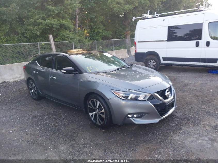 2018 Nissan Maxima VIN 1N4AA6AP7JC375230 IAAI salvage auction — REAR END, Salvage - Greater Than 75% (Maryland), sold $3,000 on 2026-07-31 (photo 1)