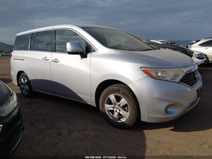 2015 Nissan Quest VIN JN8AE2KP6F9126710 IAAI salvage auction — NORMAL WEAR, Clear - Dealer Only (California), sold $1,250 on 2026-07-28 (photo 1)
