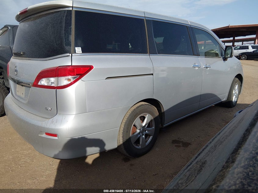 2015 Nissan Quest VIN JN8AE2KP6F9126710 IAAI salvage auction — NORMAL WEAR, Clear - Dealer Only (California), sold $1,250 on 2026-07-28 (photo 4)