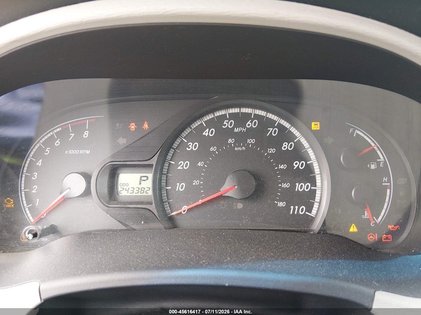 2011 Toyota Sienna VIN 5TDKK3DC5BS132602 IAAI salvage auction — NORMAL WEAR, Duplicate Paperwork (California), sold $1,425 on 2026-07-30 (photo 7)