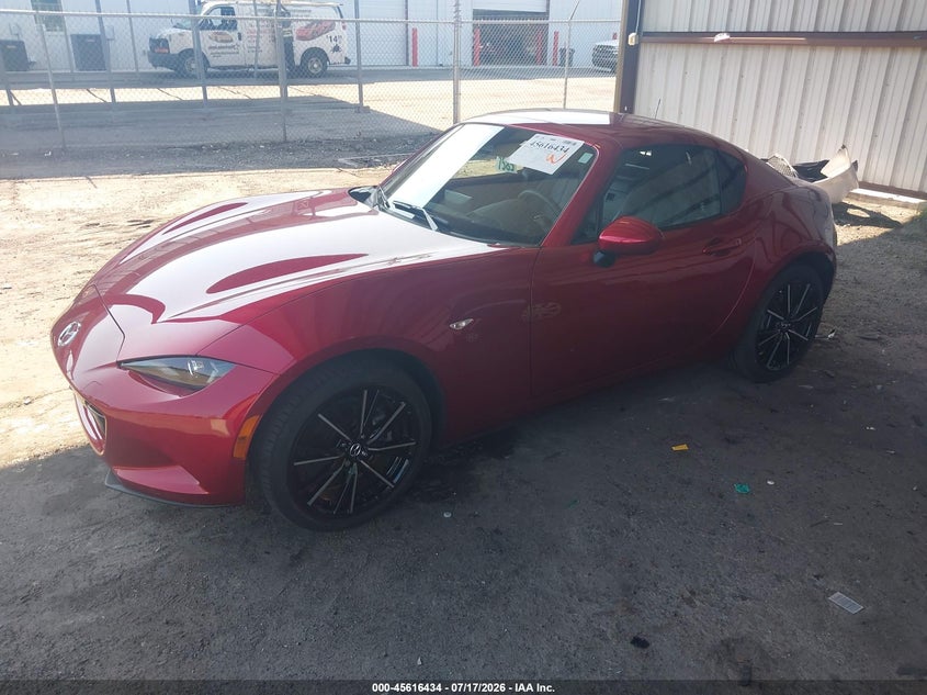 2024 Mazda Mx-5 VIN JM1NDAM76R0605869 IAAI salvage auction — FRONT END, Wait Title, sold $12,450 on 2026-08-25 (photo 2)
