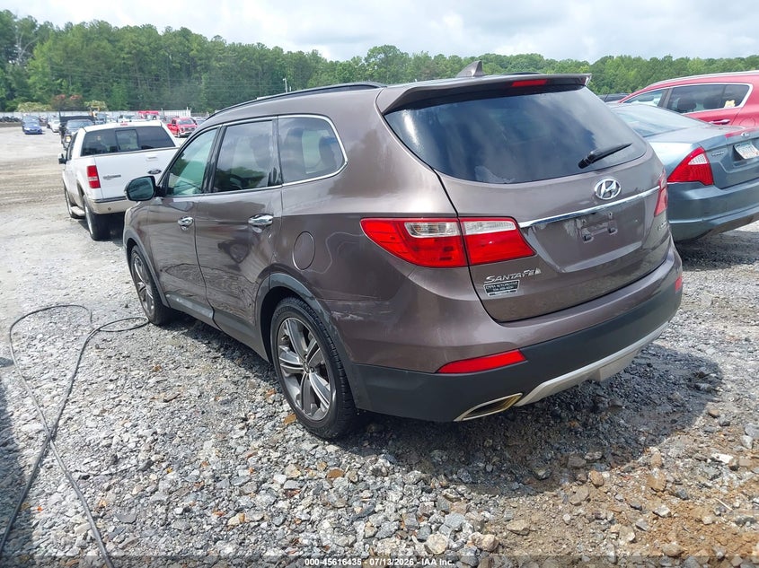 2013 Hyundai Santa fe VIN KM8SR4HF6DU009052 IAAI salvage auction — SIDE, Clear (Georgia), sold $1,550 on 2026-07-21 (photo 3)