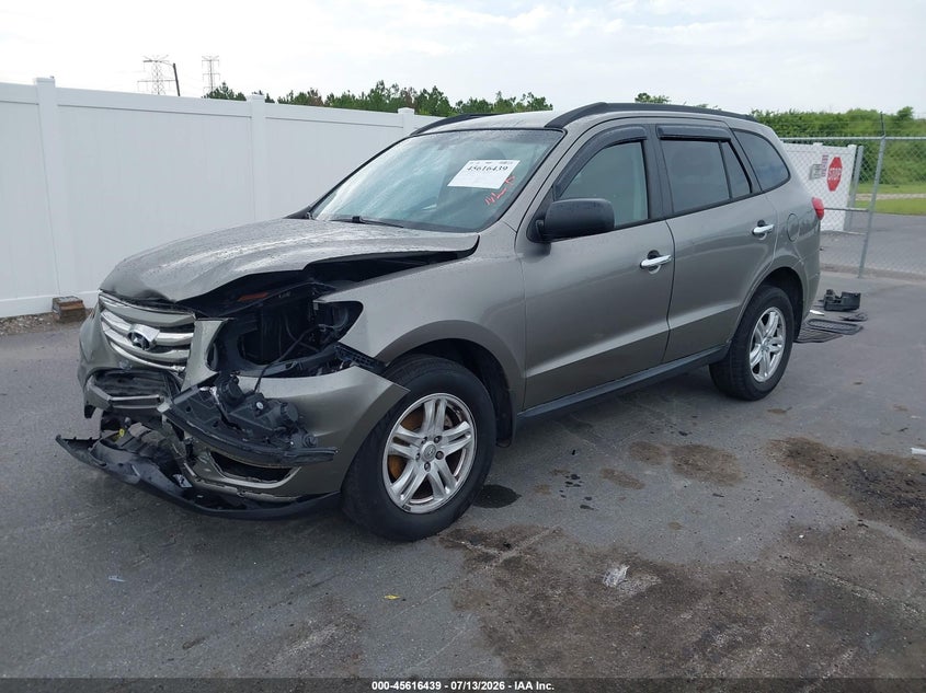 2012 Hyundai Santa fe VIN 5XYZG4AG6CG140235 IAAI salvage auction — FRONT END, Rebuildable (Florida), sold $975 on 2026-07-27 (photo 2)