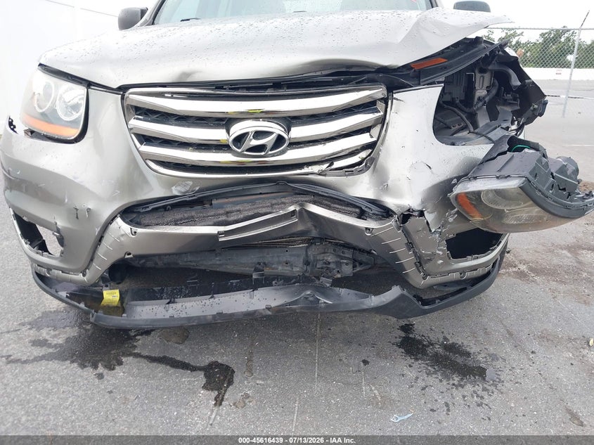 2012 Hyundai Santa fe VIN 5XYZG4AG6CG140235 IAAI salvage auction — FRONT END, Rebuildable (Florida), sold $975 on 2026-07-27 (photo 6)