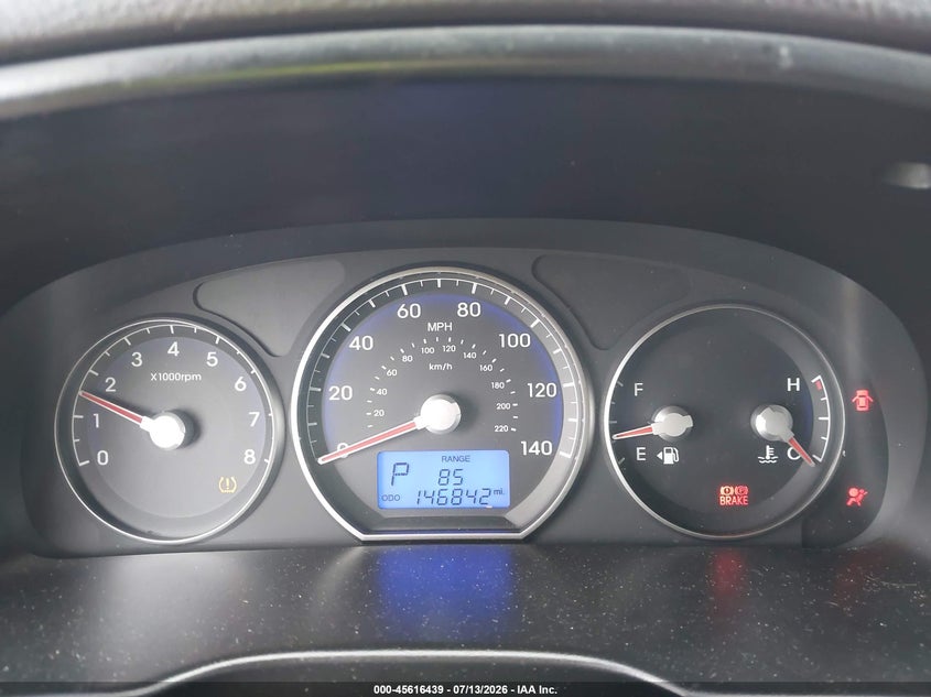 2012 Hyundai Santa fe VIN 5XYZG4AG6CG140235 IAAI salvage auction — FRONT END, Rebuildable (Florida), sold $975 on 2026-07-27 (photo 7)