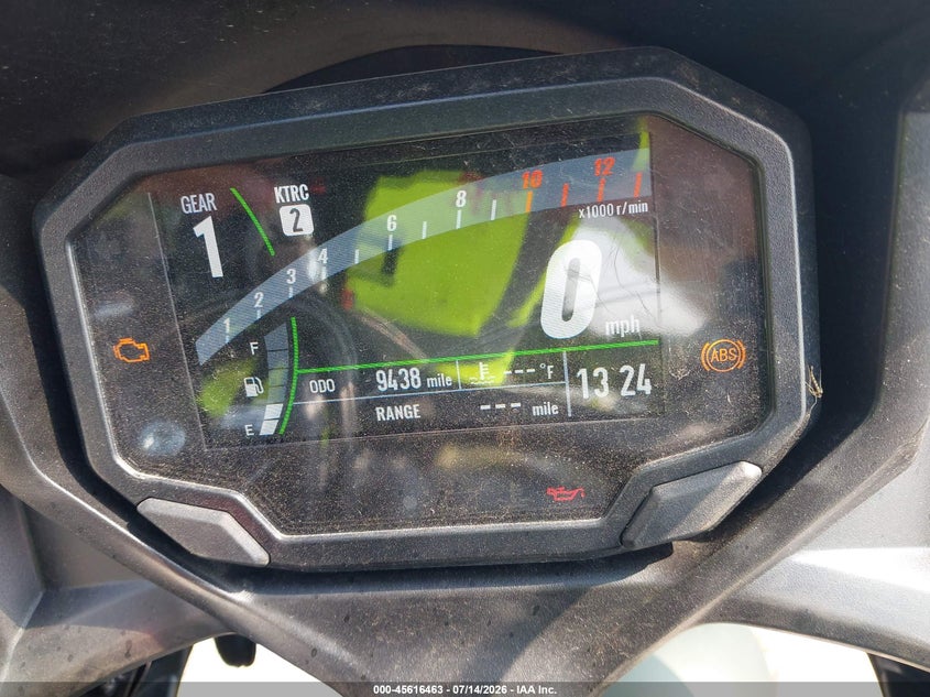 2024 Kawasaki Ninja VIN ML5EXEP10RDAB7862 IAAI salvage auction — FRONT END, Salvage Title, sold $1,600 on 2026-09-12 (photo 7)