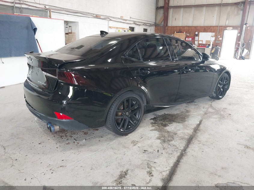2019 Lexus Is VIN JTHCZ1D20K5016675 IAAI salvage auction — REAR END, Salvage Title, sold $13,550 on 2026-08-26 (photo 4)