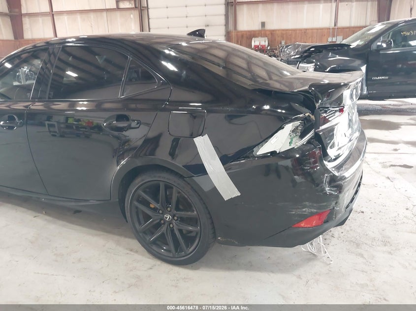 2019 Lexus Is VIN JTHCZ1D20K5016675 IAAI salvage auction — REAR END, Salvage Title, sold $13,550 on 2026-08-26 (photo 6)