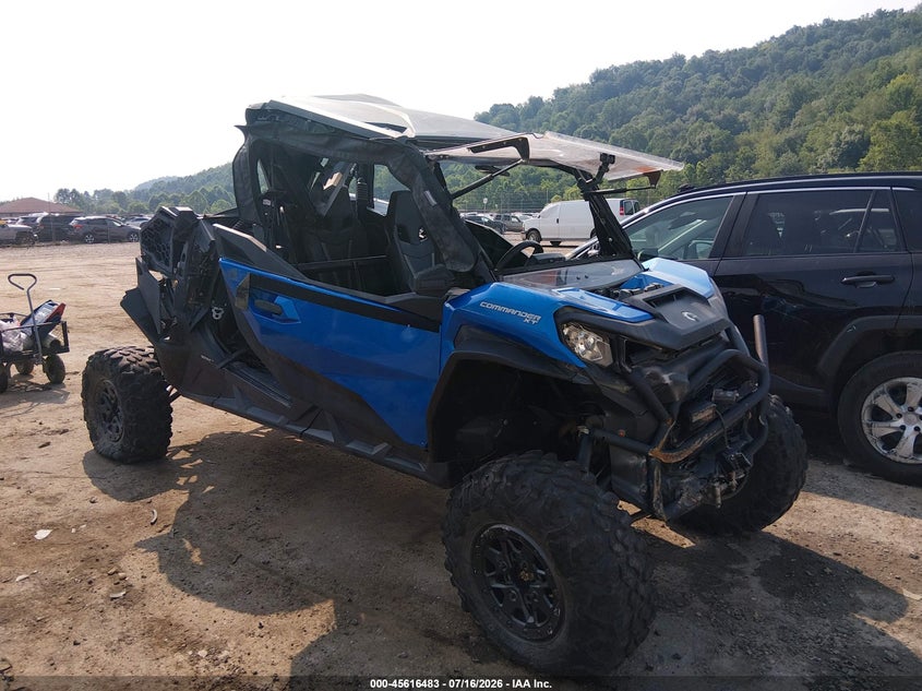 2022 Can-am/ brp Commander VIN 3JB1CAX41NK002630 IAAI salvage auction — ROLLOVER, Salvage Title, sold $1,450 on 2026-08-20 (photo 1)
