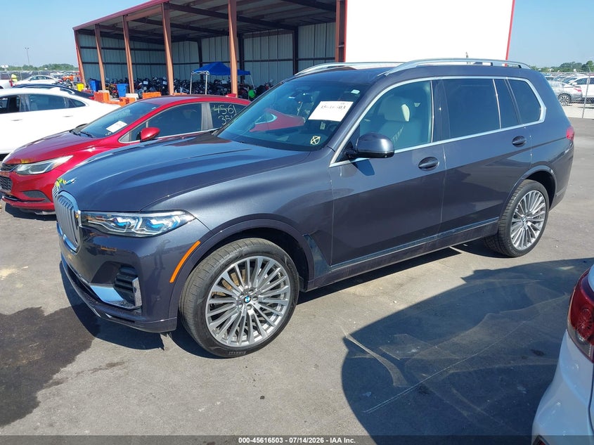 2019 BMW X7 VIN 5UXCX4C53KLB39761 IAAI salvage auction — FRONT END, Salvage Title, sold $22,300 on 2026-09-01 (photo 2)
