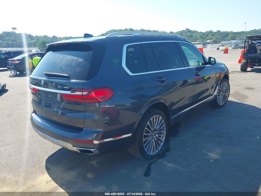 2019 BMW X7 VIN 5UXCX4C53KLB39761 IAAI salvage auction — FRONT END, Salvage Title, sold $22,300 on 2026-09-01 (photo 4)