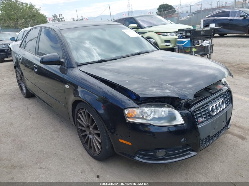 2008 Audi A4 VIN WAUEF78E48A144702 IAAI salvage auction — UNKNOWN, Clear - Dealer Only (California), sold $250 on 2026-07-29 (photo 1)