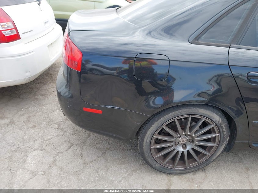 2008 Audi A4 VIN WAUEF78E48A144702 IAAI salvage auction — UNKNOWN, Clear - Dealer Only (California), sold $250 on 2026-07-29 (photo 6)