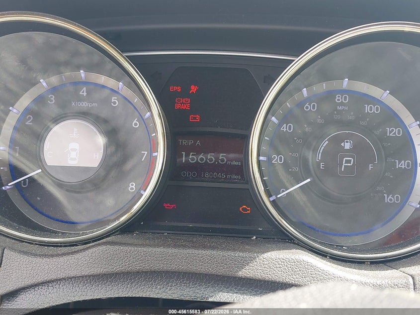 2011 Hyundai Sonata VIN 5NPEC4AB6BH307604 IAAI salvage auction — NORMAL WEAR, Clear-Dealer Only (North Carolina), sold $275 on 2026-07-29 (photo 7)