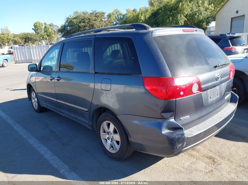 2006 Toyota Sienna VIN 5TDZA23C06S518203 IAAI salvage auction — NORMAL WEAR, Salvage Title (California), sold $625 on 2026-07-28 (photo 3)