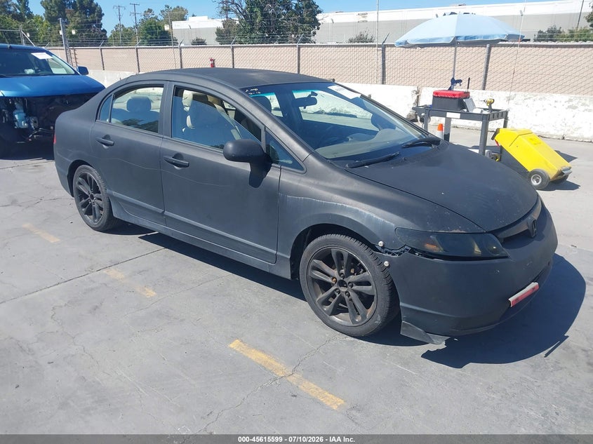 2006 Honda Civic VIN JHMFA16516S013366 IAAI salvage auction — NORMAL WEAR, Salvage Title - Dealer (California), sold $300 on 2026-07-29 (photo 1)