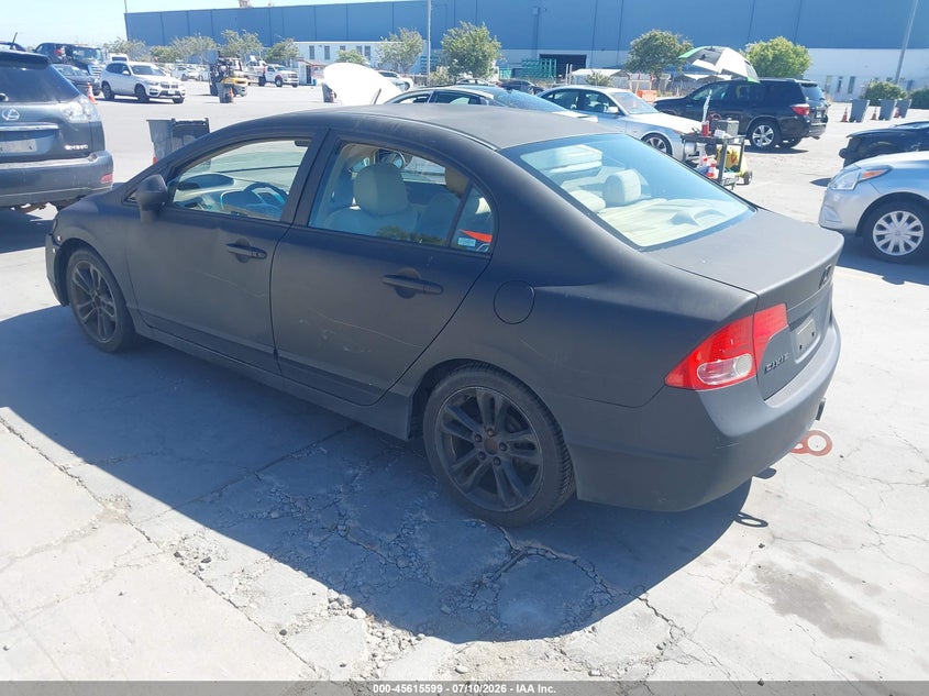 2006 Honda Civic VIN JHMFA16516S013366 IAAI salvage auction — NORMAL WEAR, Salvage Title - Dealer (California), sold $300 on 2026-07-29 (photo 3)