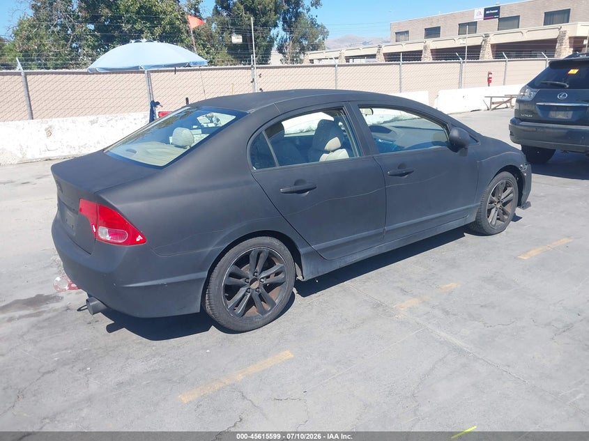 2006 Honda Civic VIN JHMFA16516S013366 IAAI salvage auction — NORMAL WEAR, Salvage Title - Dealer (California), sold $300 on 2026-07-29 (photo 4)