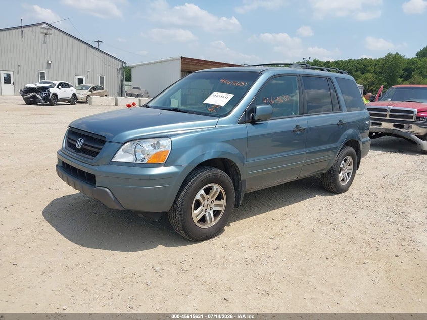 2005 Honda Pilot VIN 5FNYF18465B036623 IAAI salvage auction — NORMAL WEAR, Clear (Montana), sold $0 on 2026-09-27 (photo 2)