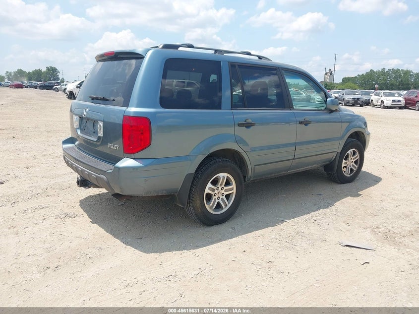 2005 Honda Pilot VIN 5FNYF18465B036623 IAAI salvage auction — NORMAL WEAR, Clear (Montana), sold $0 on 2026-09-27 (photo 4)