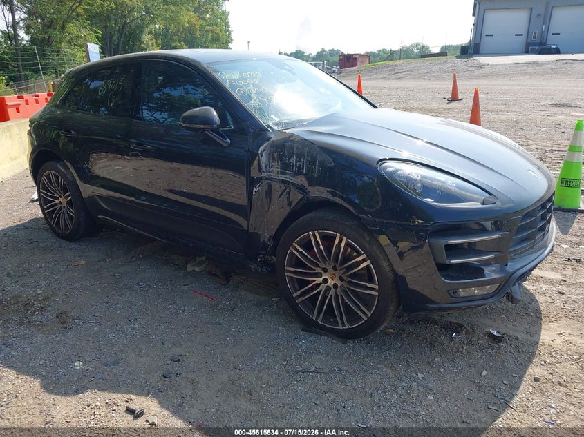 2015 Porsche Macan VIN WP1AF2A59FLB99015 IAAI salvage auction — SIDE, Clear (Indiana), sold $6,700 on 2026-09-24 (photo 1)