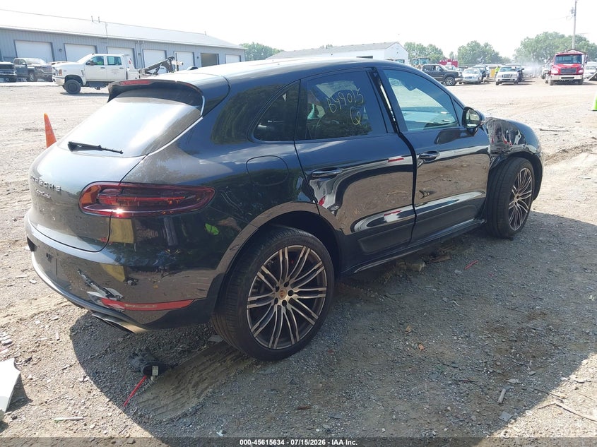 2015 Porsche Macan VIN WP1AF2A59FLB99015 IAAI salvage auction — SIDE, Clear (Indiana), sold $6,700 on 2026-09-24 (photo 4)