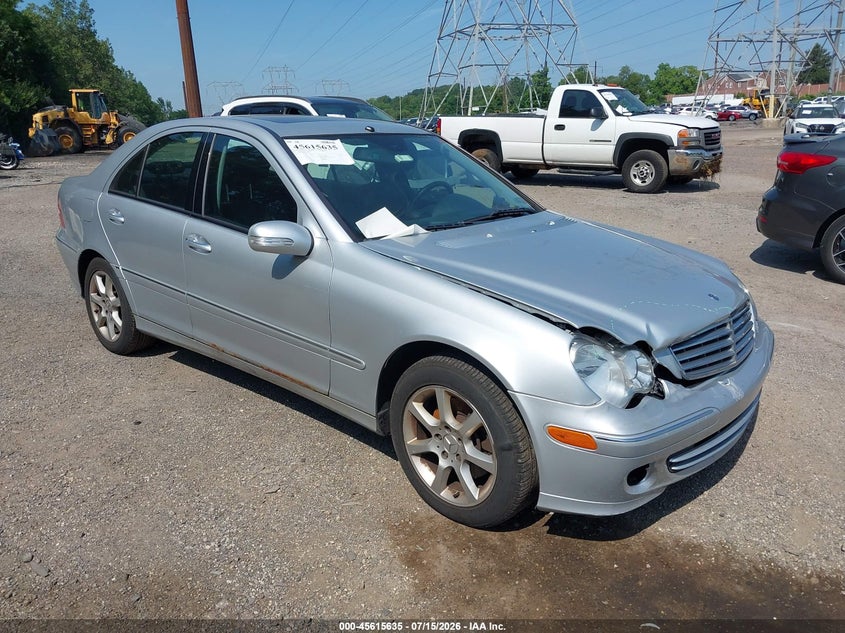 2007 Mercedes-benz C-klasse VIN WDBRF92H17F896862 IAAI salvage auction — FRONT END, Salvage (Pennsylvania), sold $375 on 2026-07-31 (photo 1)