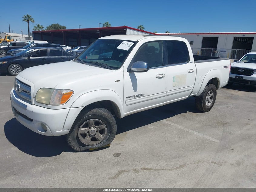 2006 Toyota Tundra VIN 5TBDT44156S505081 IAAI salvage auction — REAR END, Salvage (California), sold $2,050 on 2026-07-28 (photo 2)