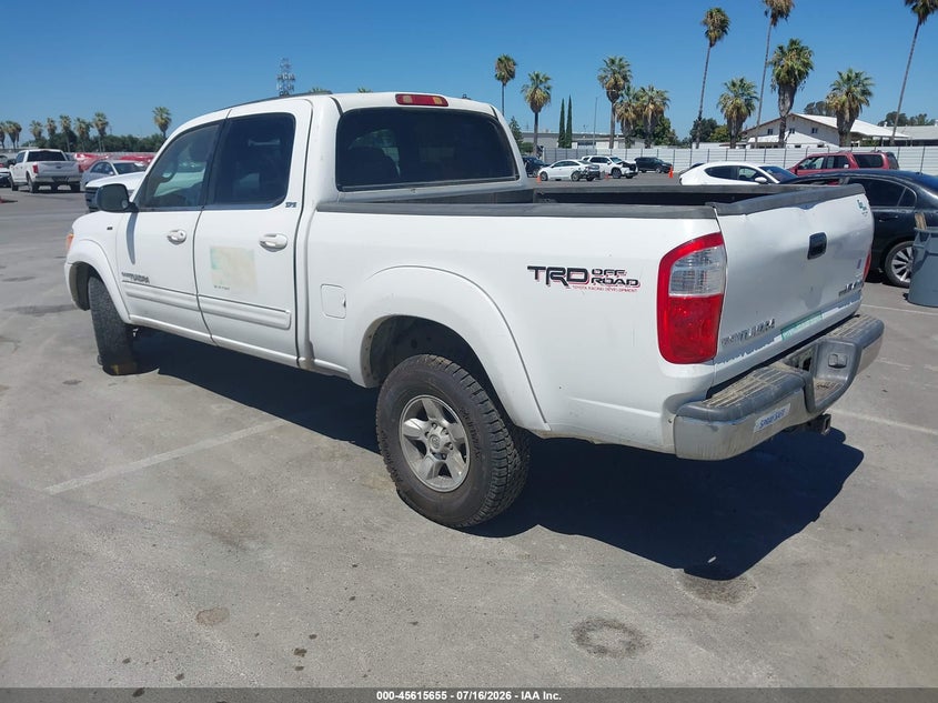 2006 Toyota Tundra VIN 5TBDT44156S505081 IAAI salvage auction — REAR END, Salvage (California), sold $2,050 on 2026-07-28 (photo 3)