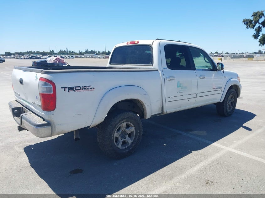 2006 Toyota Tundra VIN 5TBDT44156S505081 IAAI salvage auction — REAR END, Salvage (California), sold $2,050 on 2026-07-28 (photo 4)