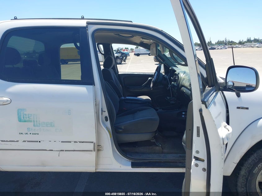 2006 Toyota Tundra VIN 5TBDT44156S505081 IAAI salvage auction — REAR END, Salvage (California), sold $2,050 on 2026-07-28 (photo 5)