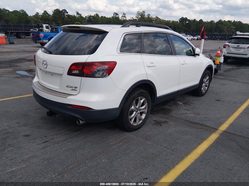 2014 Mazda Cx-9 VIN JM3TB3CV2E0434631 IAAI salvage auction — NORMAL WEAR, Clear (South Carolina), sold $225 on 2026-07-29 (photo 4)