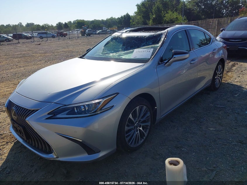 2020 Lexus ES VIN 58ADZ1B18LU067627 IAAI salvage auction — STORM DAMAGE, Salvage (Virginia), sold $13,600 on 2026-07-30 (photo 2)