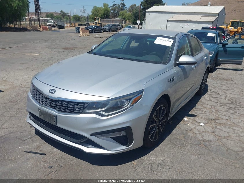 2019 Kia Optima VIN 5XXGT4L36KG350088 IAAI salvage auction — THEFT, Salvage (California), sold $1,950 on 2026-07-28 (photo 2)