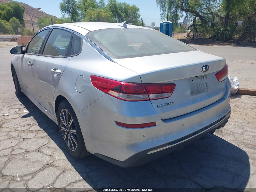2019 Kia Optima VIN 5XXGT4L36KG350088 IAAI salvage auction — THEFT, Salvage (California), sold $1,950 on 2026-07-28 (photo 3)