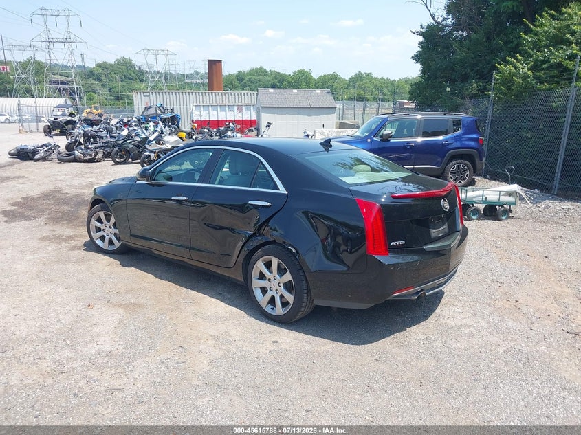 2014 Cadillac Ats VIN 1G6AB5RA3E0149617 IAAI salvage auction — REAR END, Salvage Title, sold $1,750 on 2026-07-23 (photo 3)