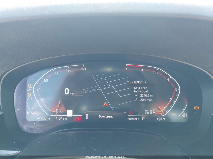 2021 BMW 5er VIN WBA53BH01MWW99118 IAAI salvage auction — LEFT FRONT, Salvage Title, sold $13,400 on 2026-08-20 (photo 7)